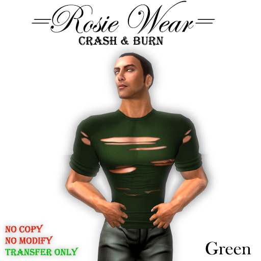 =Rosie Wear= Crash & Burn_Green