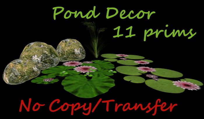 pond decor 11 pr