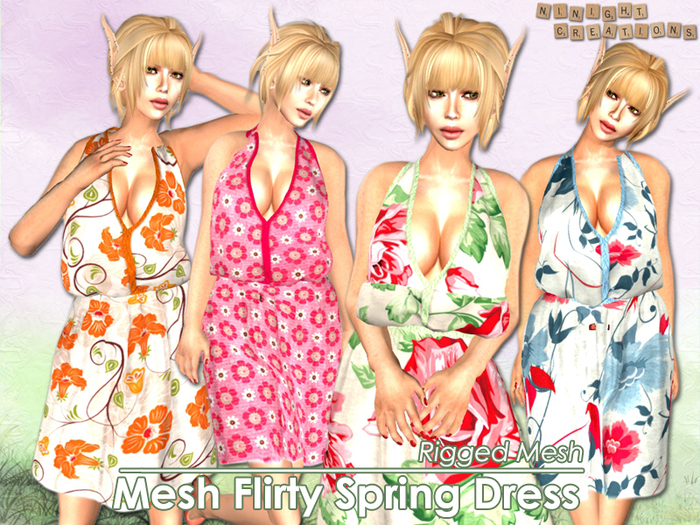NN Mesh Flirty Spring Dress [FAT PACK]