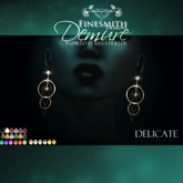 Finesmith Rissa Demure- delicate earrings colorset