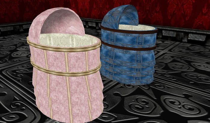 Boy and Girl Bassinet