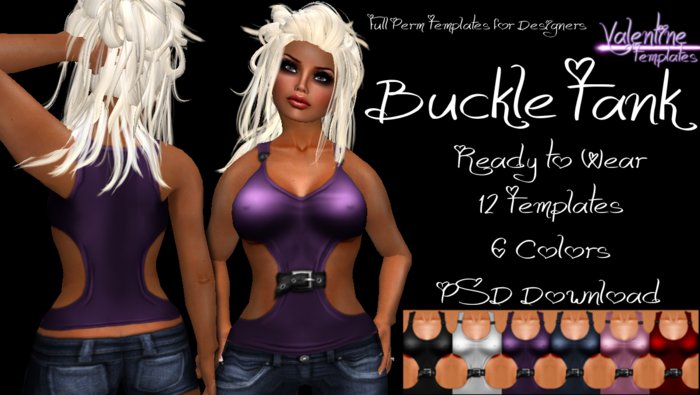 *VT* - Buckle Tank Template 