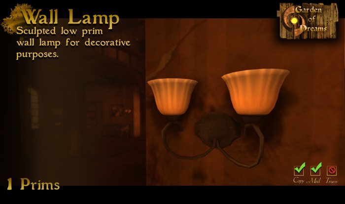 ~*GOD*~ Wall Lamp