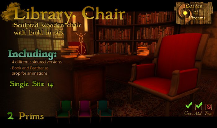 ~*GOD*~ Library Chair