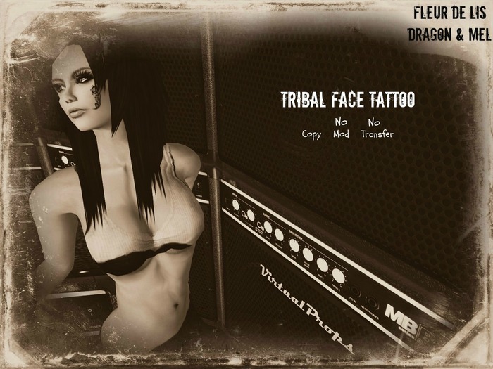 Face Tribal Tattoo
