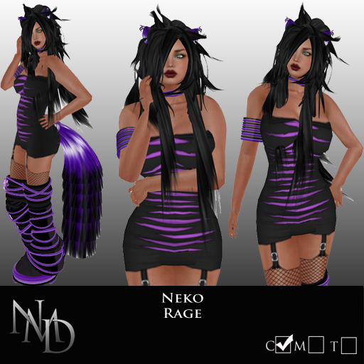 .:[NMD]:. Neko Rage Bloody Outfit