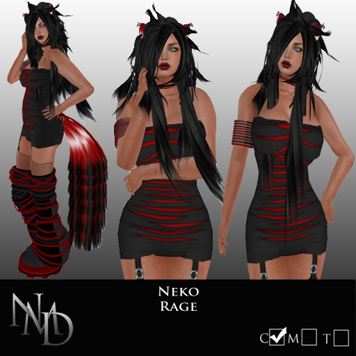 .:[NMD]:. Neko Rage Bloody Outfit