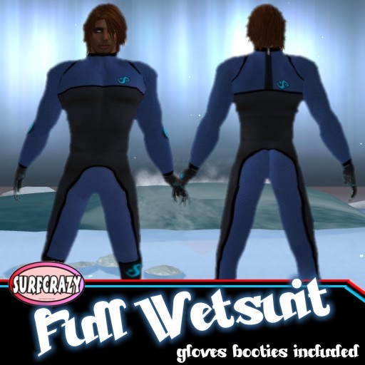  Surfing Full Wetsuit, Booties, Gloves
