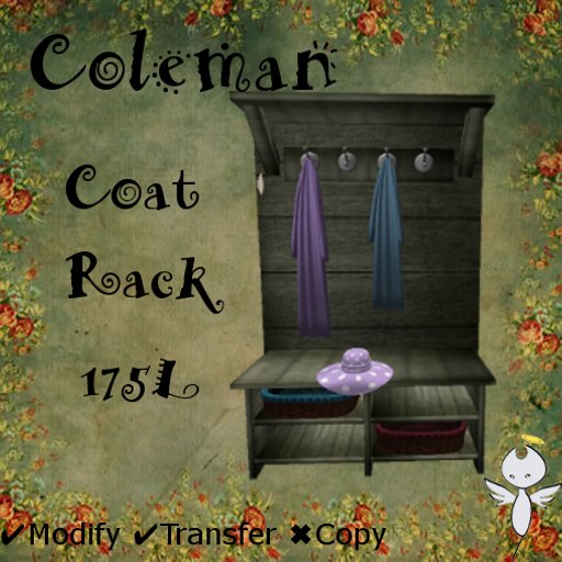 P&T- Coleman Coat Rack