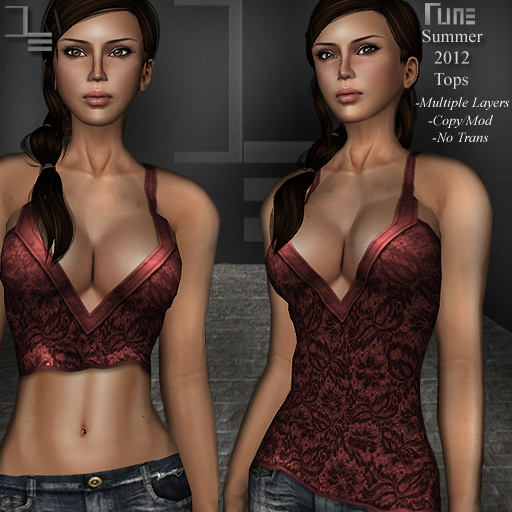 DE Designs-Rune-Summer 2012 Tops-Merlot
