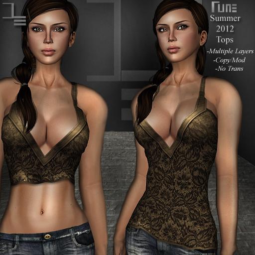 DE Designs-Rune-Summer 2012 Tops-Brown