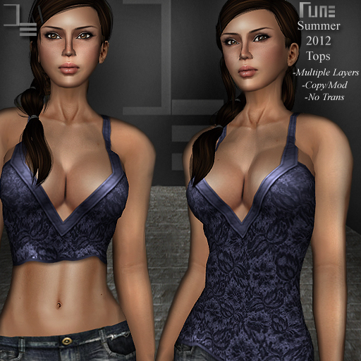 DE Designs-Rune-Summer 2012 Tops-Purple