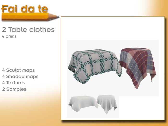 Fai da te - Table clothes