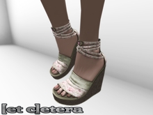 [et c]etera Heel Jaz Rosa/Green