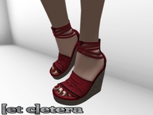 [et c]etera Heel Jaz Red