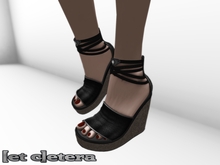 [et c]etera Heel Jaz Black
