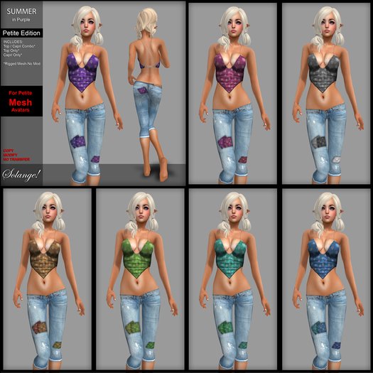 *Solange!* Petite Summer Capri Set - PHATPACK