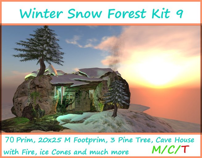 Winter Snow Forest Kit 9