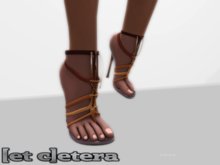 [et c]etera Heel Sammy Copper ( Mesh )