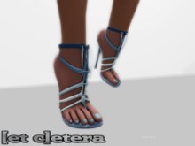 [et c]etera Heel Sammy Blue ( Mesh )