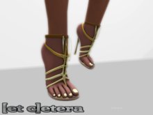 [et c]etera Heel Sammy Yellow ( Mesh )