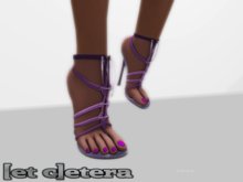 [et c]etera Heel Sammy Purple ( Mesh )