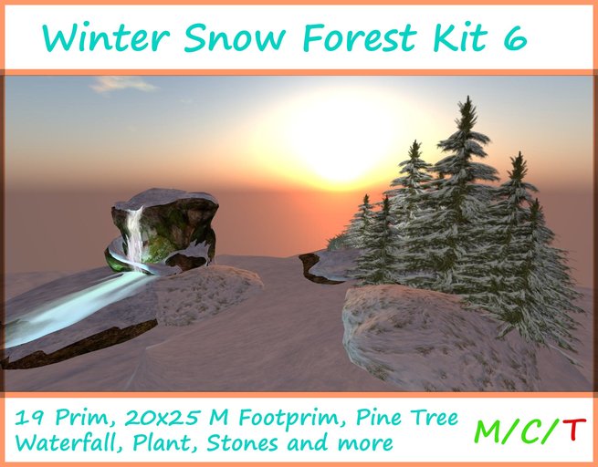 Winter Snow Forest Kit 6