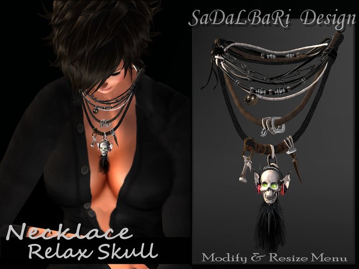 Necklace Relax Skull /Female