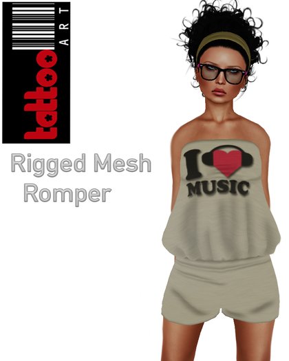 TattooArt Rigged Mesh Romper Music