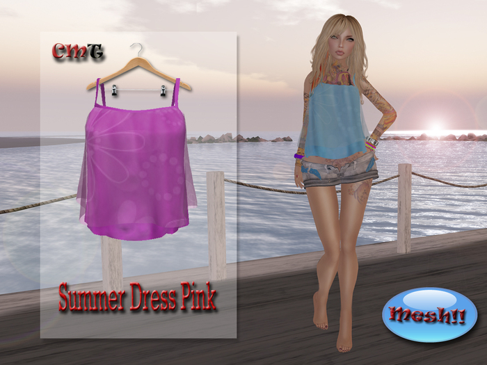 .::[NerdMonkey*Clothes] [Sumer Blouse Pink]::. 