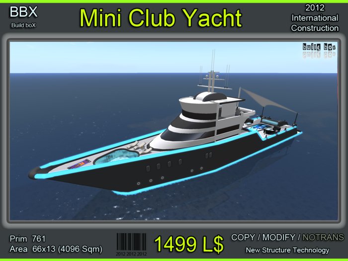 SUPER CLUB YACHT Mini Version ( BEST PARTY YACHT )