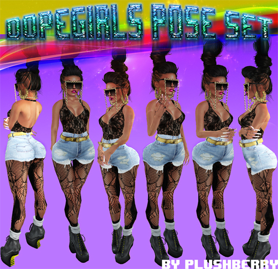 Plushberry~Dopegirls / POSE SET /