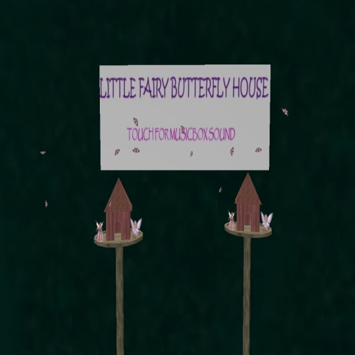LITTLE FAIRY BUTTERFLY  HOUSE MUSIC BOX
