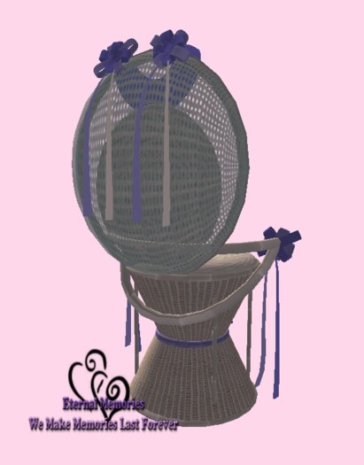 Baby Shower Wicker Chair (Boy)