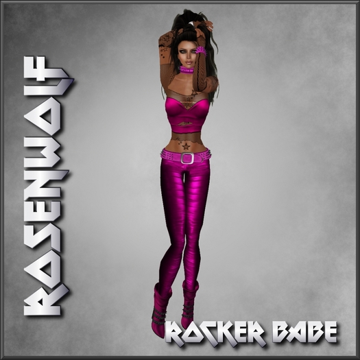 NEW RD Rocker Babe - Fuscia Leather