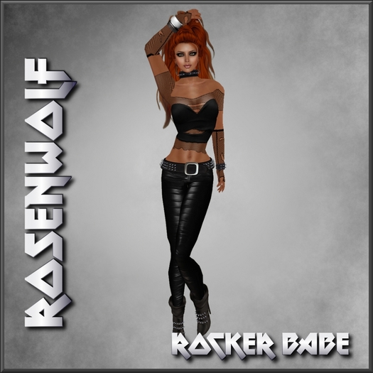 NEW RD Rocker Babe - Black Leather