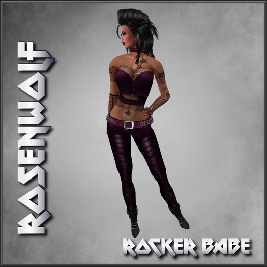 NEW RD Rocker Babe - Boysenberry Leather