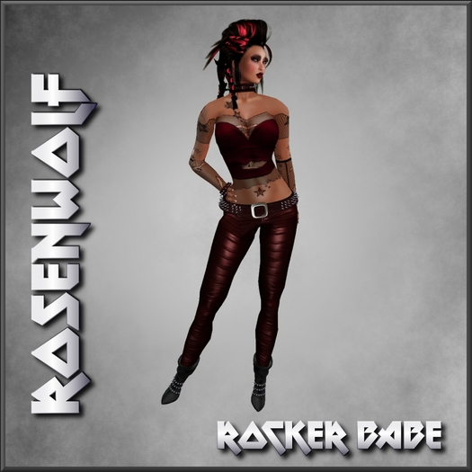 RD Rocker Babe - Cranberry Leather