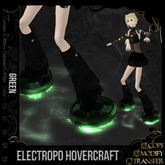 =^.^= Curious Kitties - Electropo Hovercraft - Green