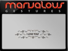 I LOVE YOU! GESTURE