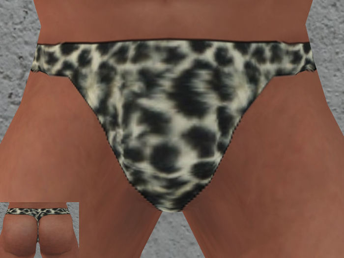 Swimming trunks. String. Fur-Lynx