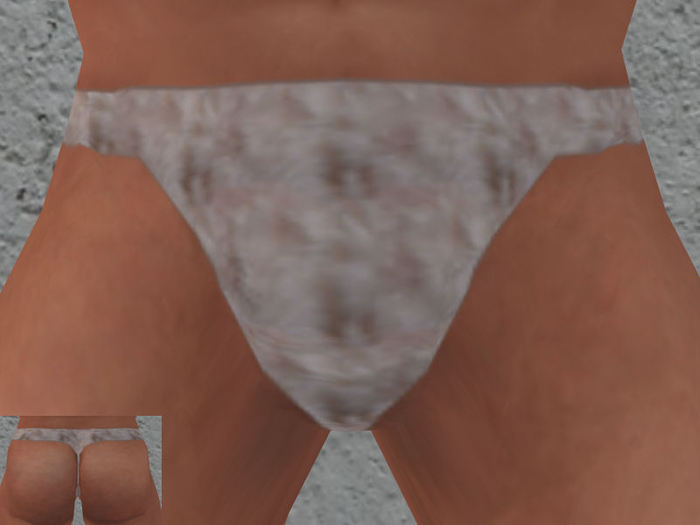 Swimming trunks. String. Fur-Wolf