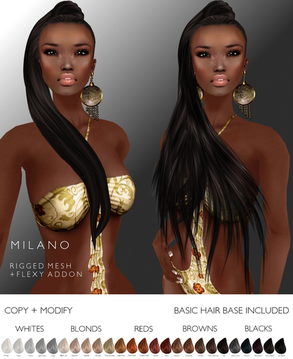 Vanity Hair::Milano-blacks