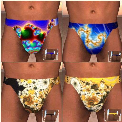 4 Swimming Trunks String (Fractals)