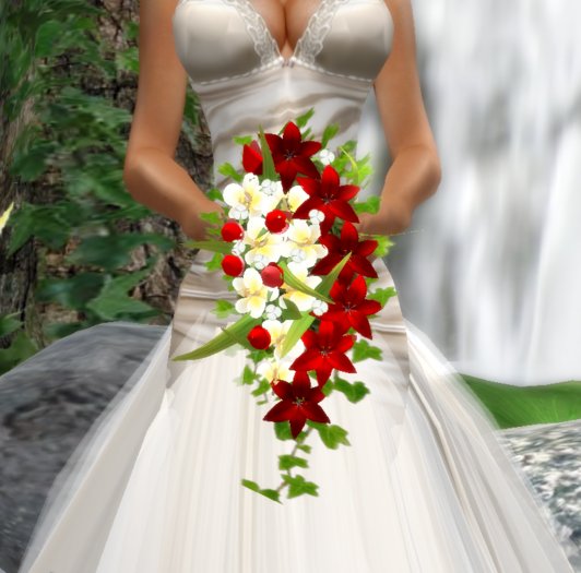 BRIDAL BOUQUET LIS ROJAS
