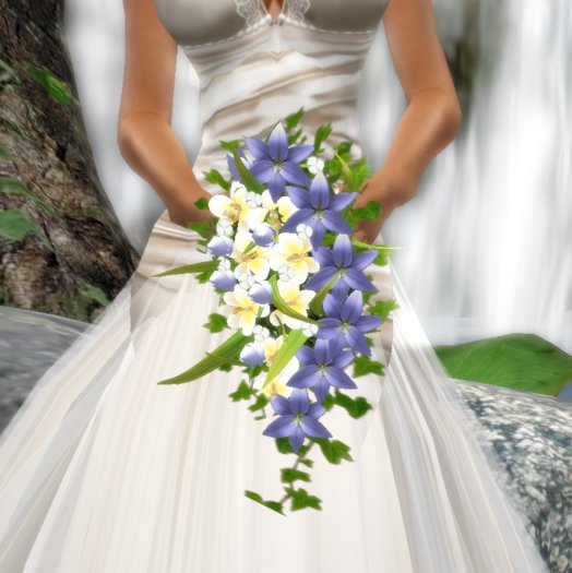 BRIDAL BOUQUET LIS VIOLETAS