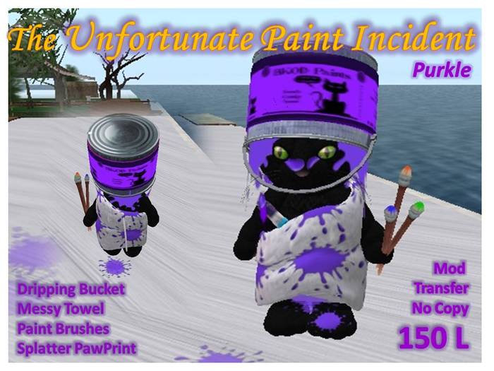 Tiny Unfortunate Paint Incident Purkle Box