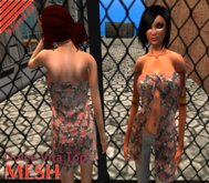 Heroes Art.- Dolcevita Top Flower Time Shirt Sleavless Woman Mesh