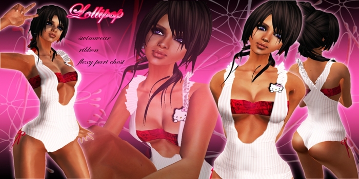 Maya Angels - Lollipop NEW KITTY DECORATED SWIMSWUIT