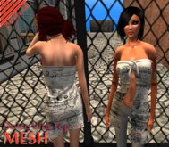 Heroes Art.- Dolcevita Top Bad  at School Shirt Sleavless Woman Mesh